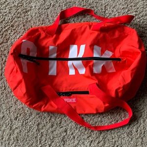 PINK duffel bag NWOT